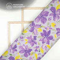 Color Crush Collection | Floral Digital Print Cotton Mulmul Fabric