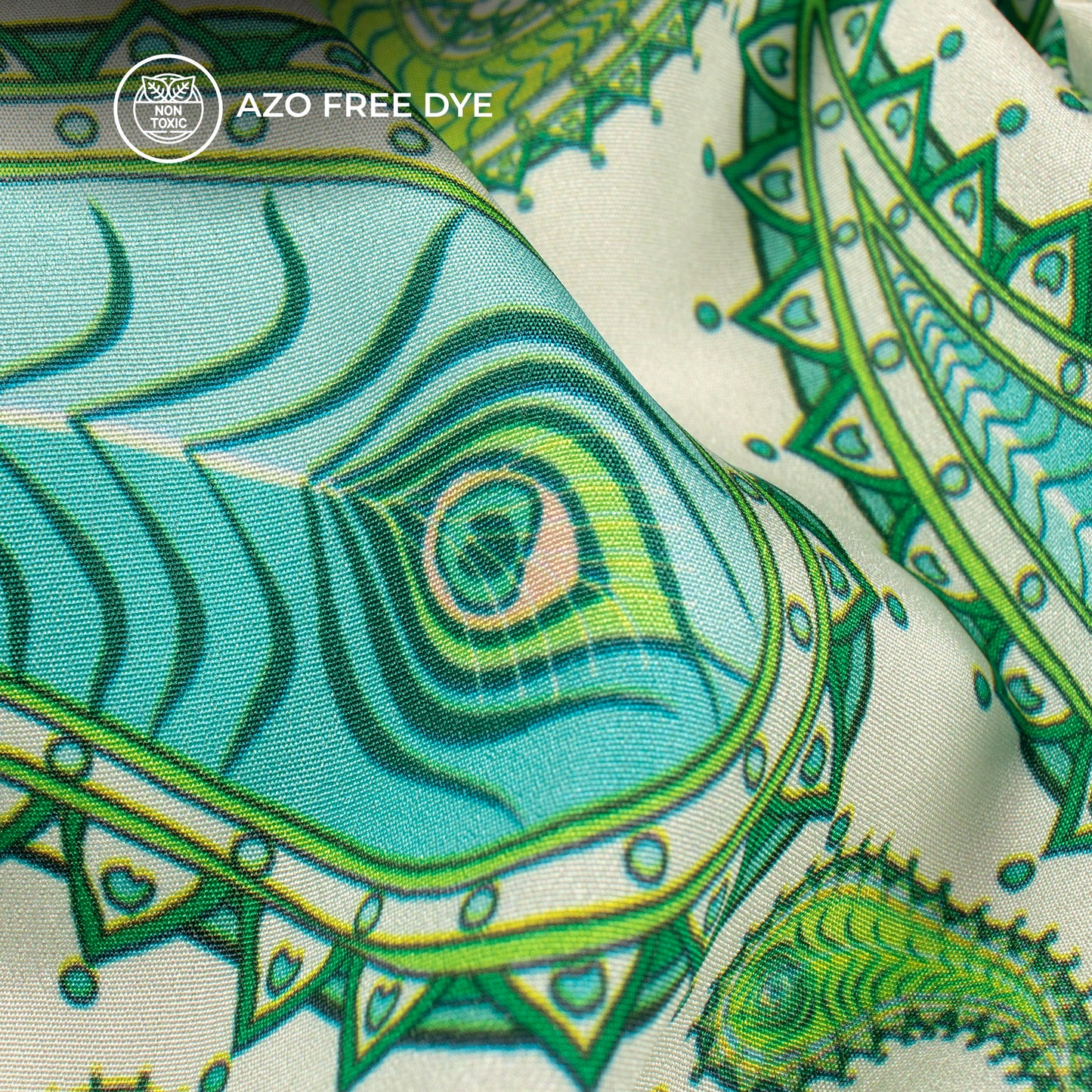 Govinda Grace Digital Print Crepe Silk Fabric