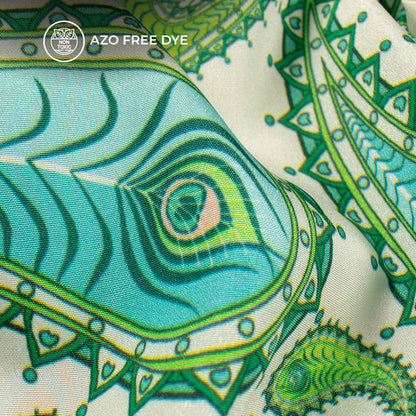 Govinda Grace Digital Print Crepe Silk Fabric