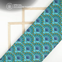 Divine Rhythm Digital Print Crepe Silk Fabric