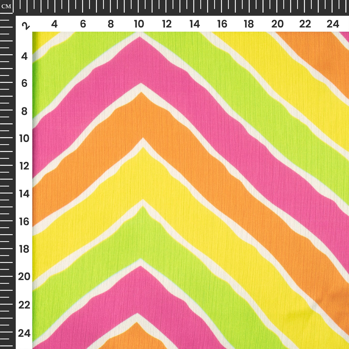Fashion Studio Collection Digital Print Chiffon Satin Fabric