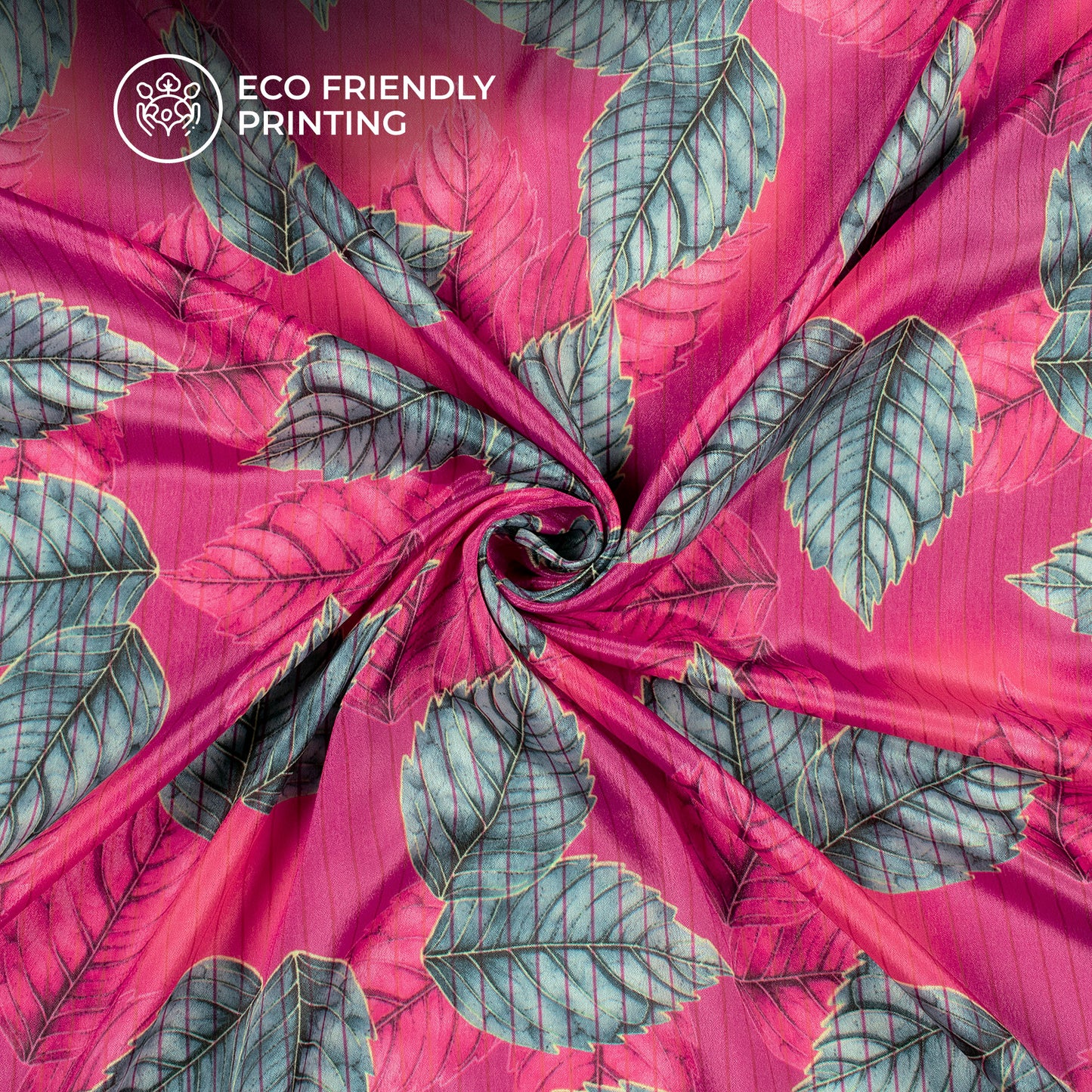 Floral Fantasy Digital Print Poly Chinnon Chiffon Fabric