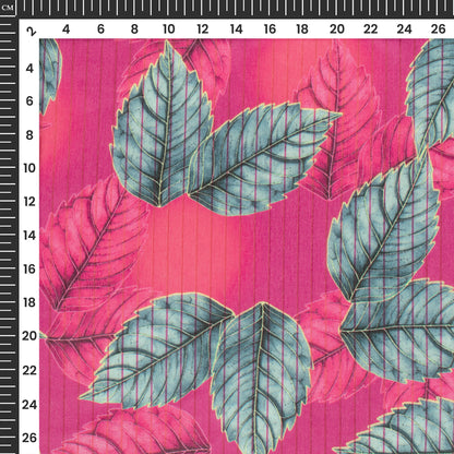 Floral Fantasy Digital Print Poly Chinnon Chiffon Fabric