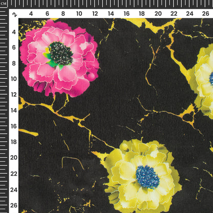 Premium Imported Look Poly Chinnon Chiffon Fabric - Exclusive Prints