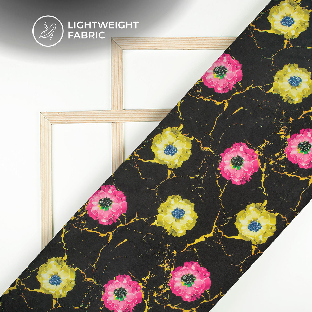 Premium Imported Look Poly Chinnon Chiffon Fabric - Exclusive Prints