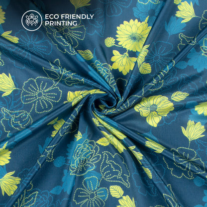 High-Demand Floral Digital Print Poly Chinnon Chiffon Fabric For Fashion Creators
