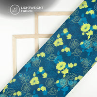 High-Demand Floral Digital Print Poly Chinnon Chiffon Fabric For Fashion Creators