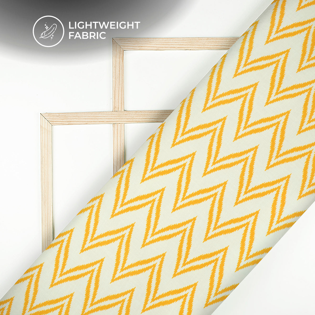 Fresh Edit Ikkat Inspire Poly Linen Slub Fabric - Fashion Creator's Pick