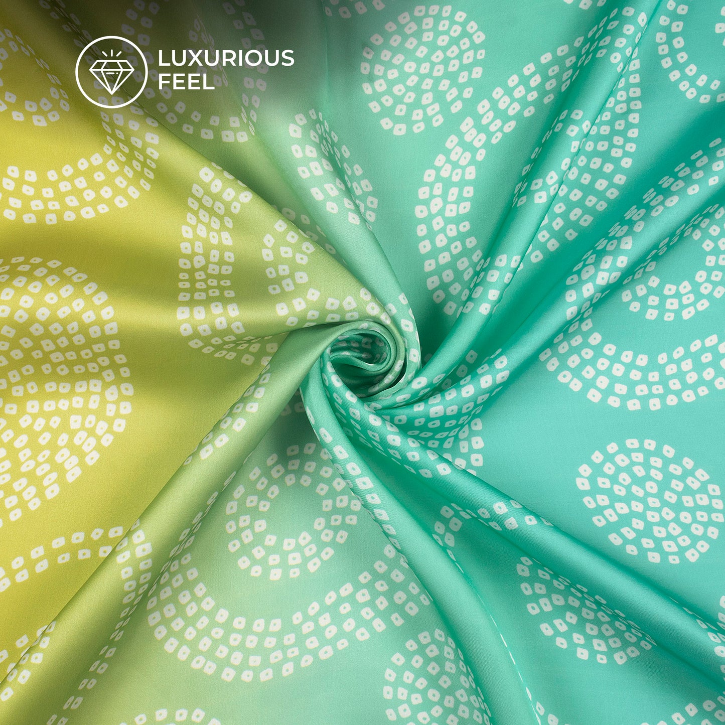 Dream Palette Collection - Digital Print Georgette Satin Fabric | Luxury Flow Fabric