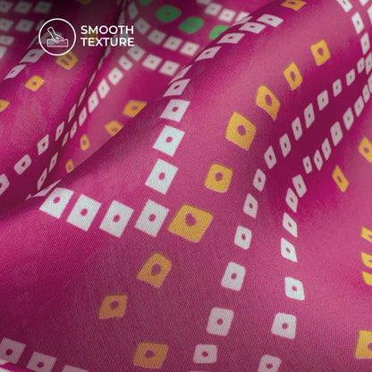 Festive Glam Edit – Digital Print Georgette Satin Fabric | Premium Ethnic Wear Fabric