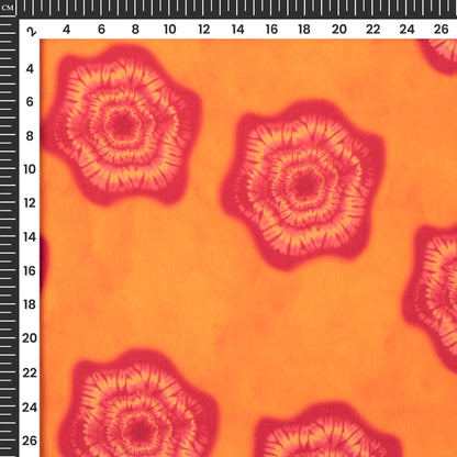 Hot Pick Shibori Digital Print Viscose Chinnon Chiffon Fabric