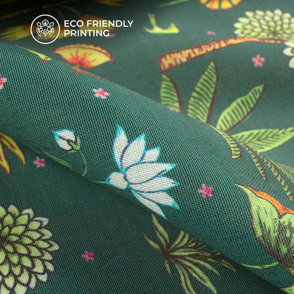 Krishna Raas Inspired Digital Print Viscose Chanderi Fabric
