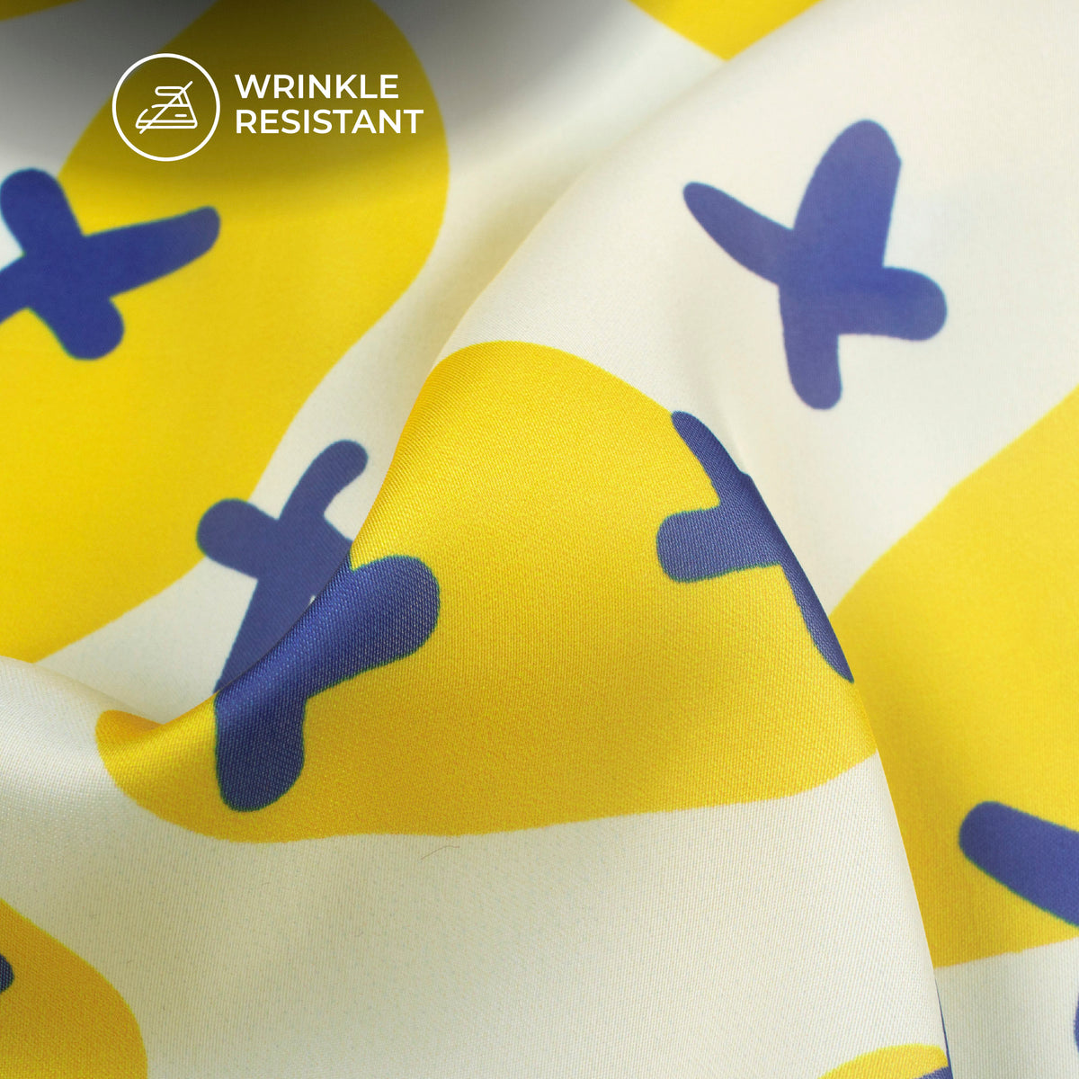 Butterfly Bloom Mini Digital Print Imported Satin Fabric