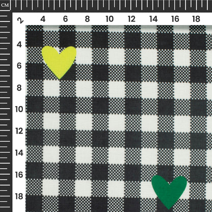 Multicolor Motif Statement Digital Print Poly Linen Slub Fabric