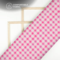 Chic Contemporary Digital Print Poly Linen Slub Fabric