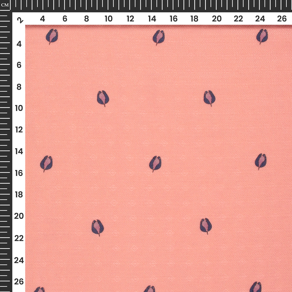 Rose Pink Floral Digital Print Elegant Blend Pashmina Fabric