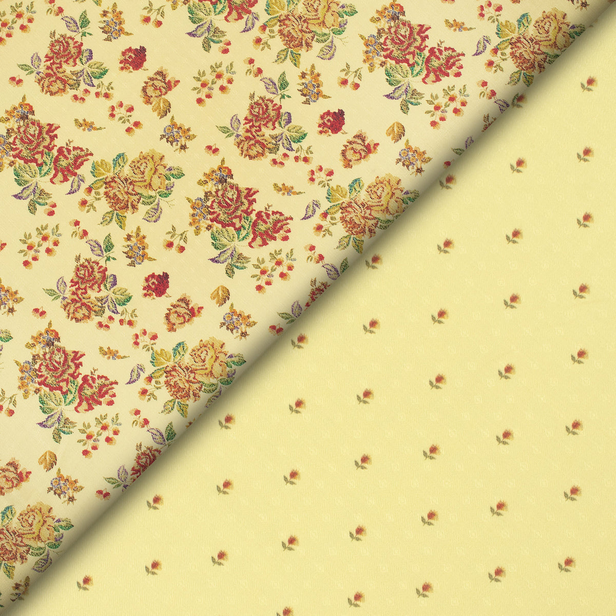 Cherry Red Floral Digital Print Elegant Blend Pashmina Fabric
