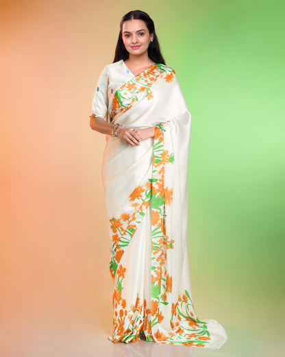 Saree Of Swaraj - A Fabcurate Tribute: Tri-Color Saree