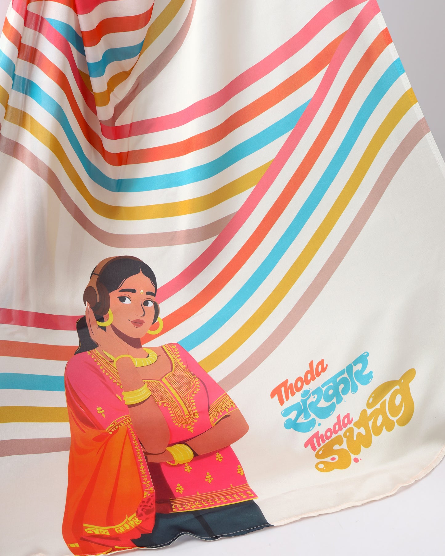 Trending Pick 🌸 Aura Flow Saree – Calm but Catchy