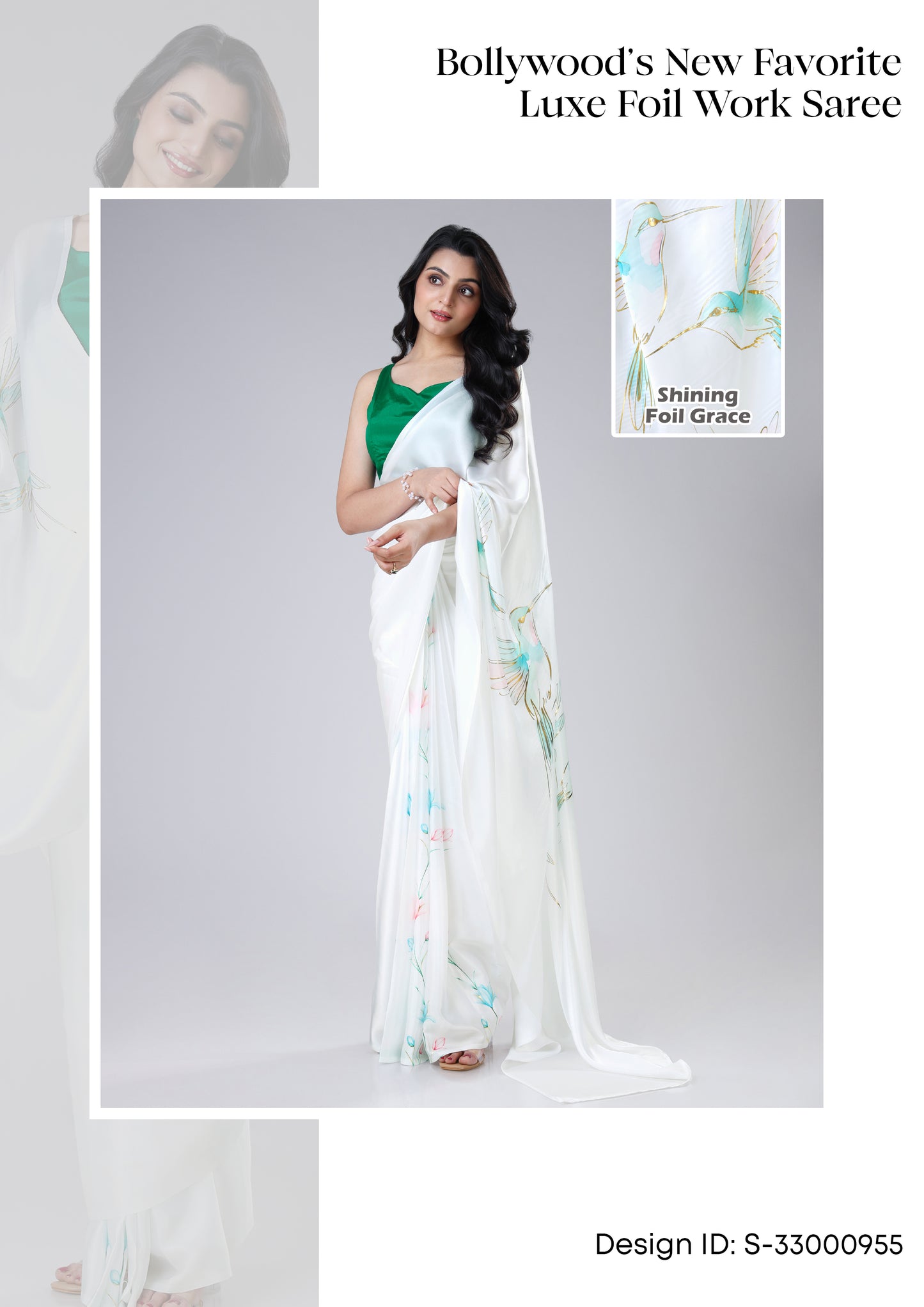 Exclusive Foil Work Sarees Wholesale Catalogue (Set Of 5 Sarees)