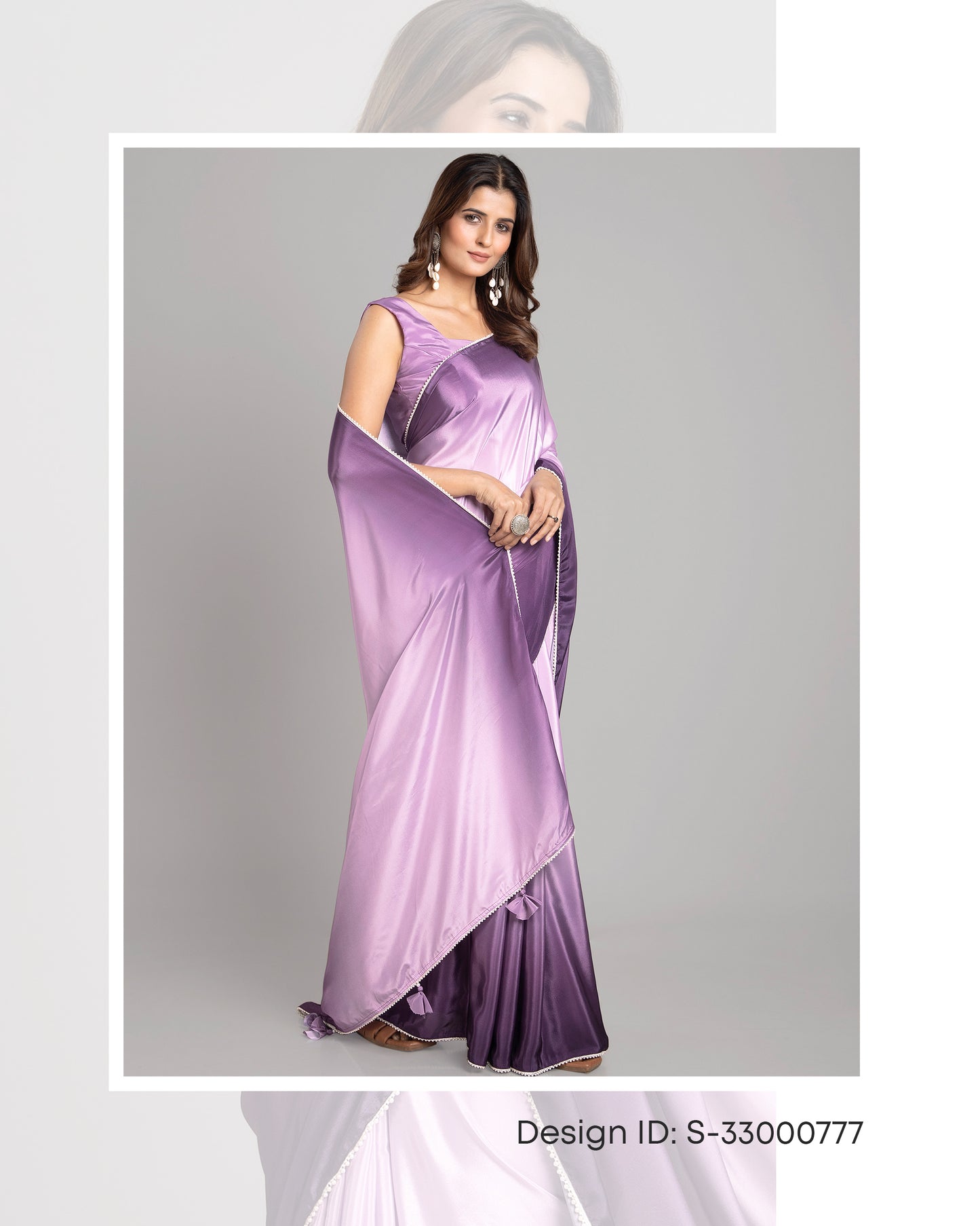 Soft Ombre Saree Catalogue For Wholesale Set of 5 Sarees