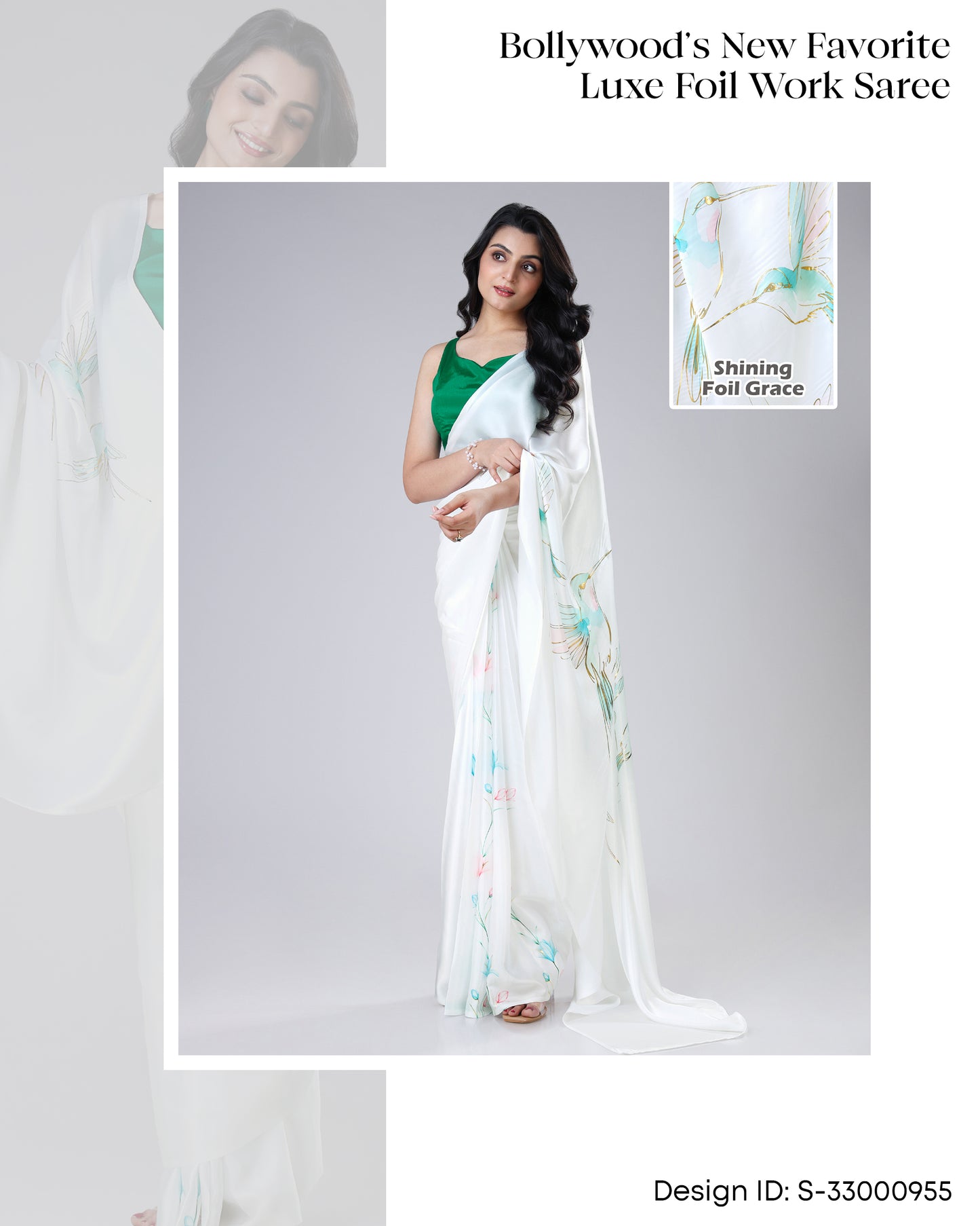 Exclusive Foil Work Sarees Wholesale Catalogue (Set Of 5 Sarees)