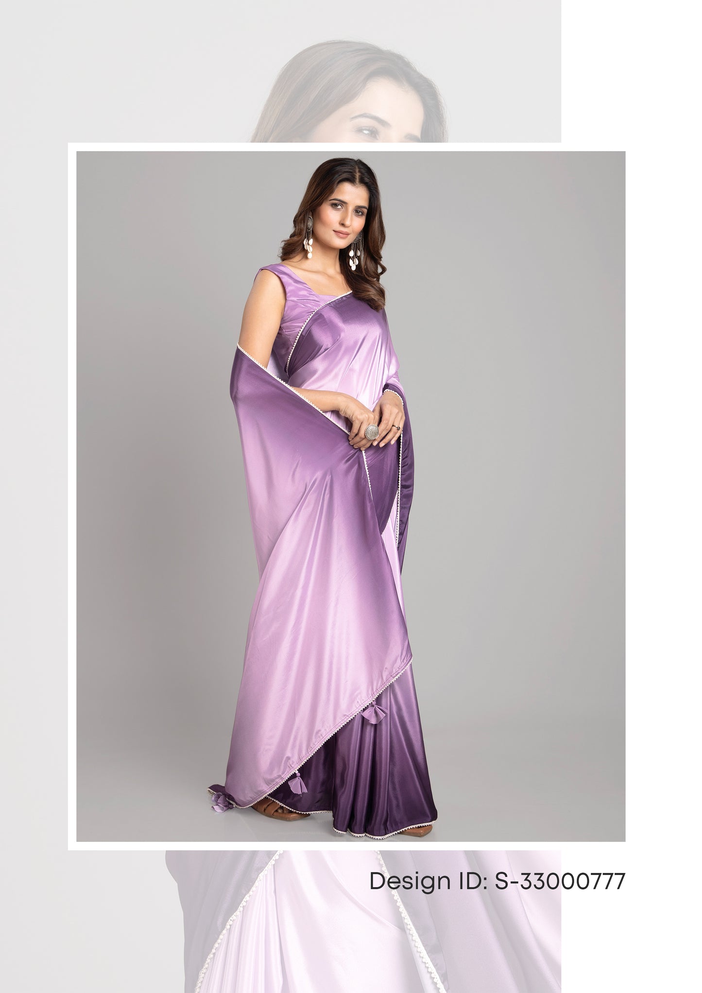 Soft Ombre Saree Catalogue For Wholesale Set of 5 Sarees