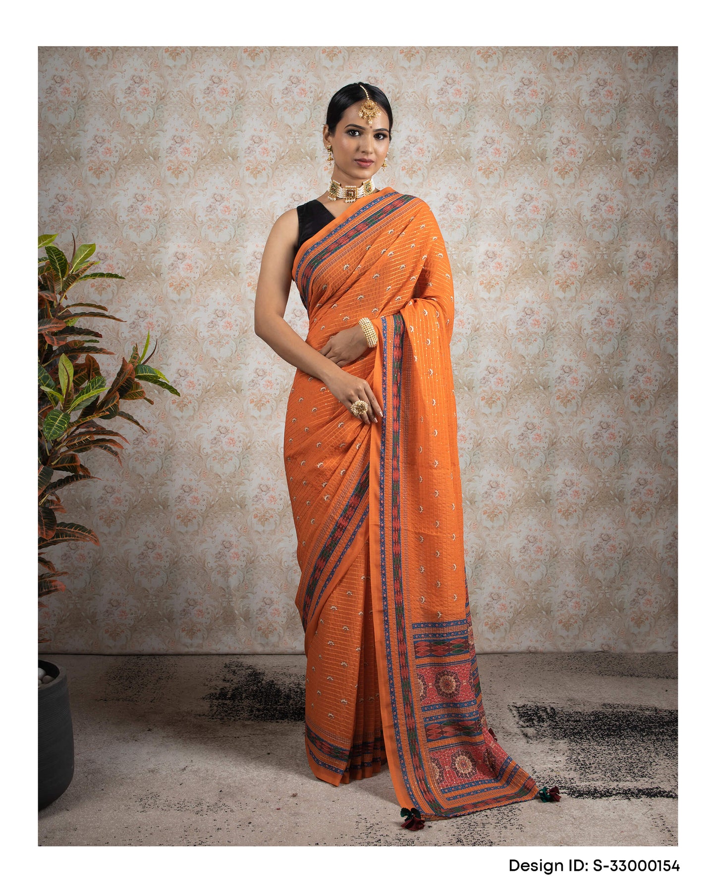 Sequins Luxe Georgette Saree Catalogue For Wholesale - Set of 5 Sarees