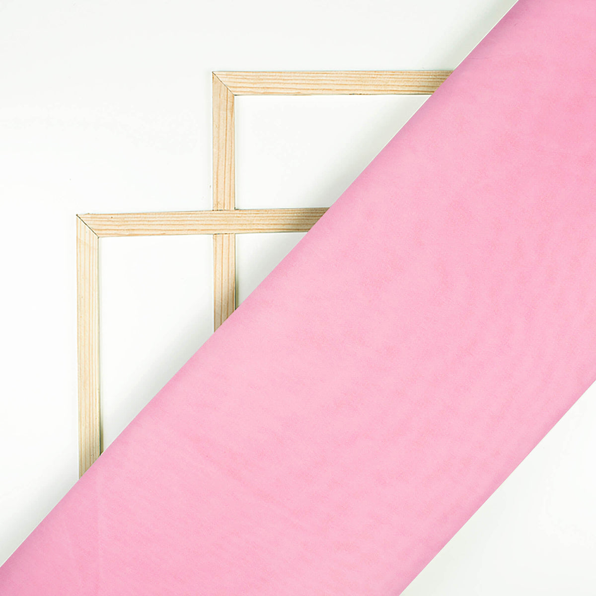 Baby Pink Plain Georgette Fabric