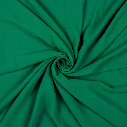 Sacramento Green Plain Georgette Fabric
