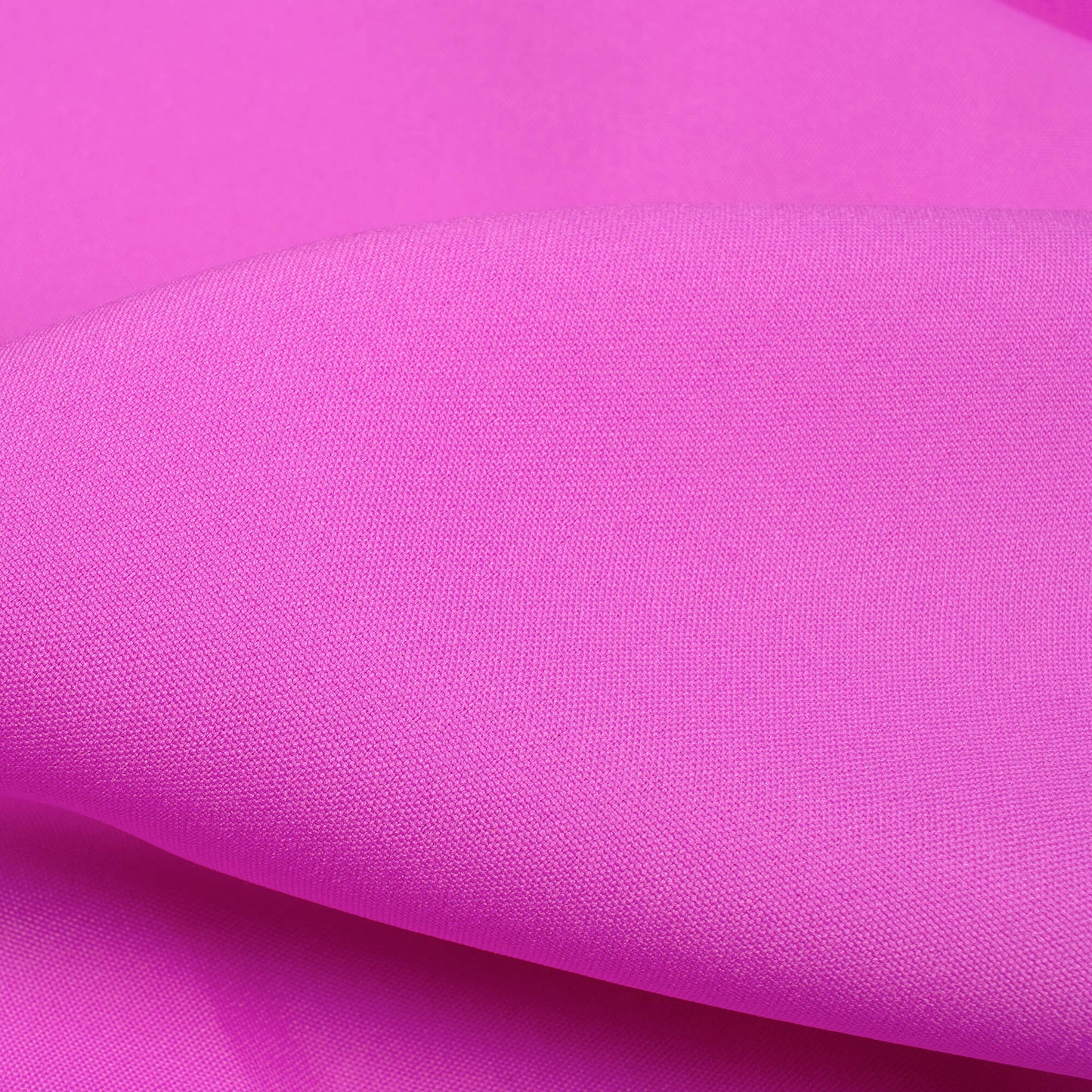 Fuschsia Pink Plain Butter Crepe Fabric