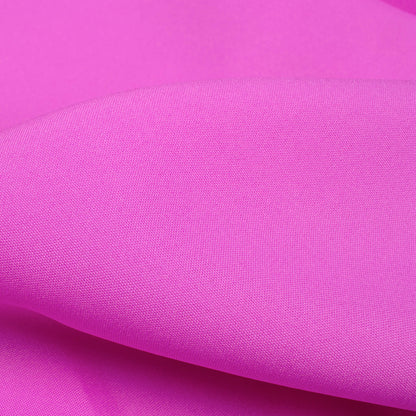 Fuschsia Pink Plain Butter Crepe Fabric
