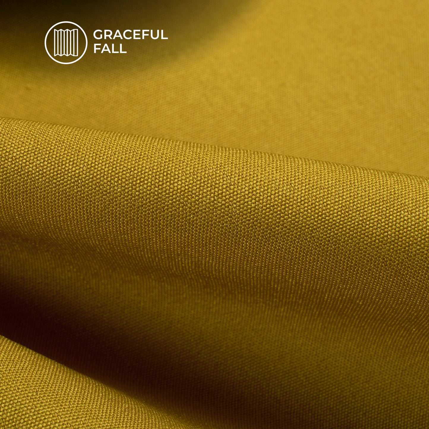 Corn Yellow Plain Lining Butter Crepe Fabric