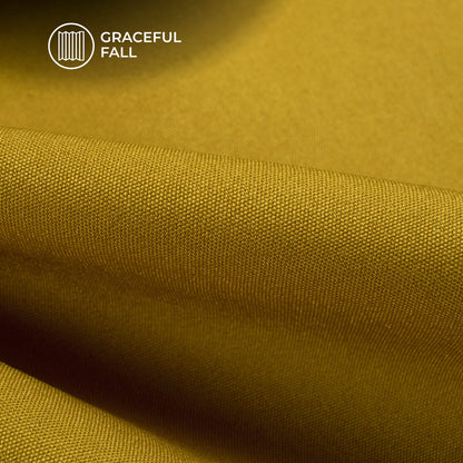 Corn Yellow Plain Lining Butter Crepe Fabric