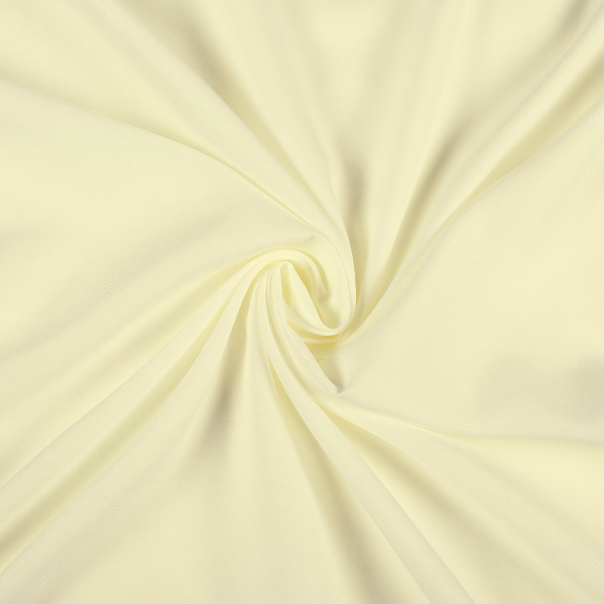 Ivory White Plain Butter Crepe Fabric