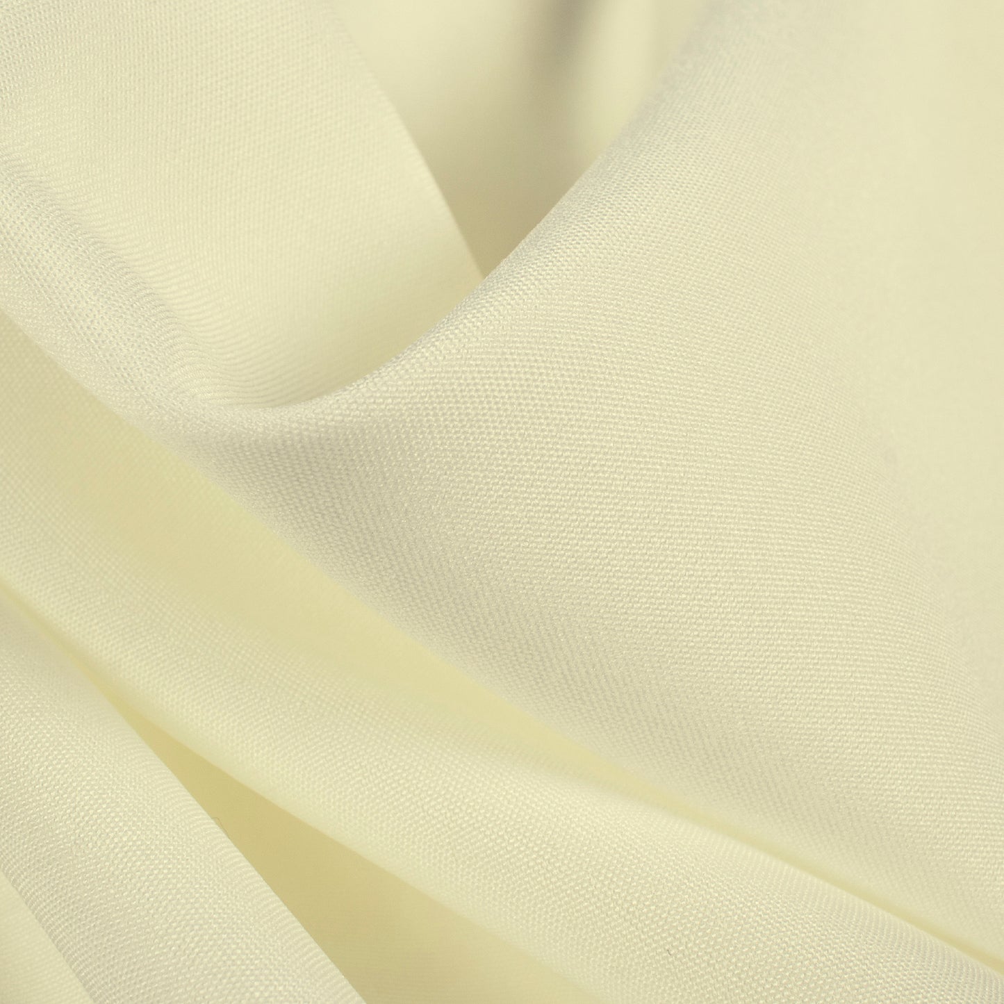 Ivory White Plain Butter Crepe Fabric
