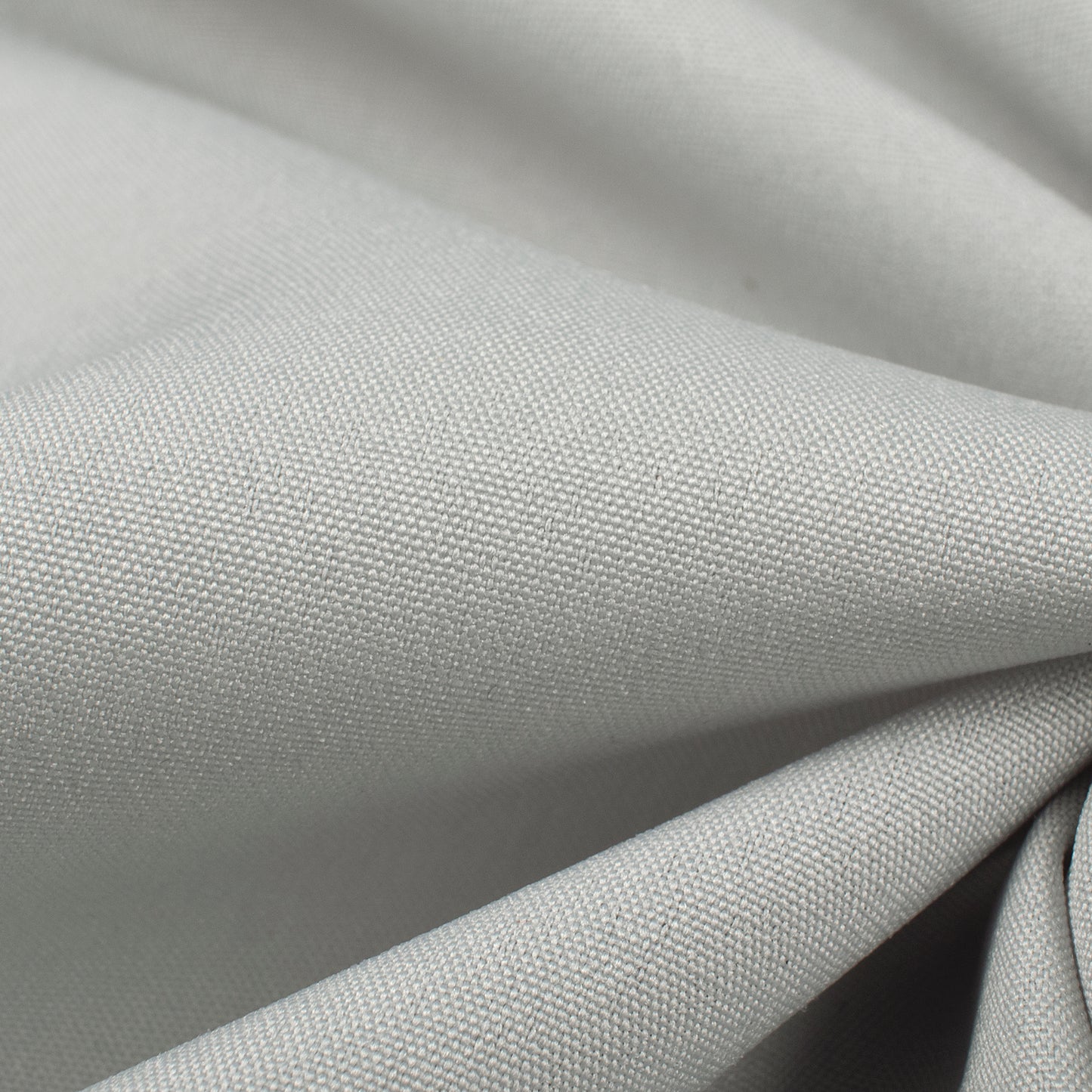 Cloud Grey Plain Butter Crepe Fabric