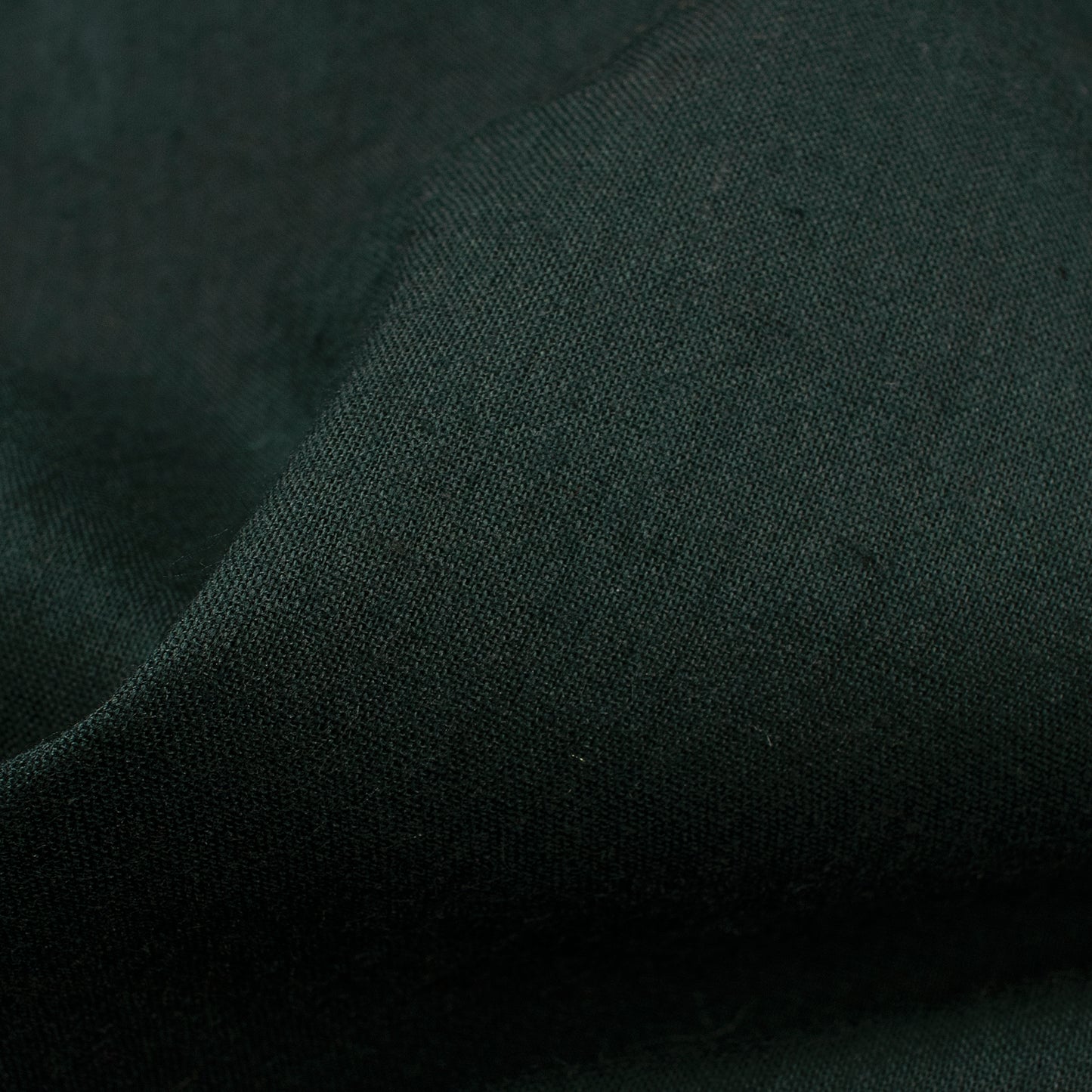 Dark Green Plain Cotton Cambric Fabric