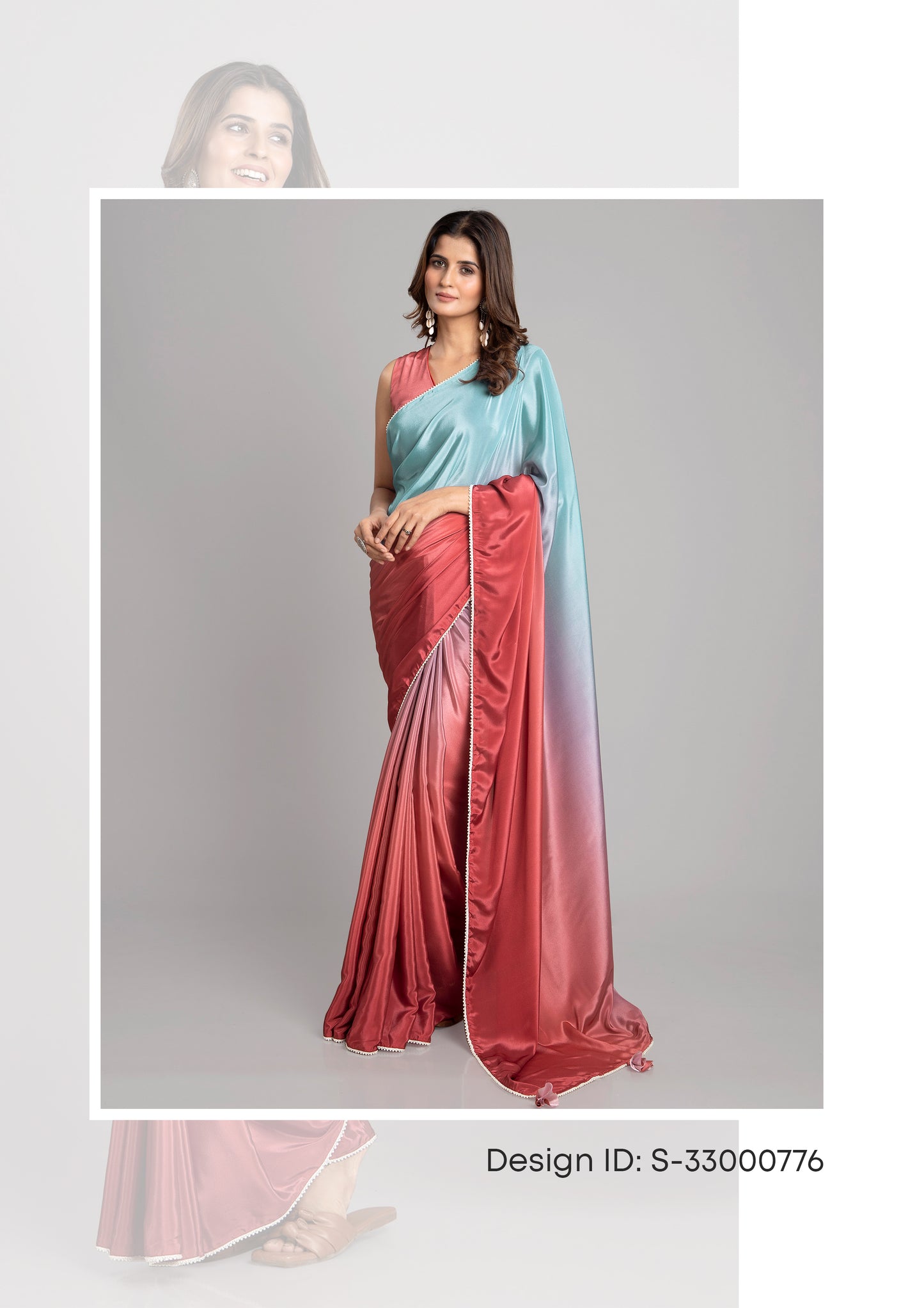 Soft Ombre Saree Catalogue For Wholesale Set of 5 Sarees