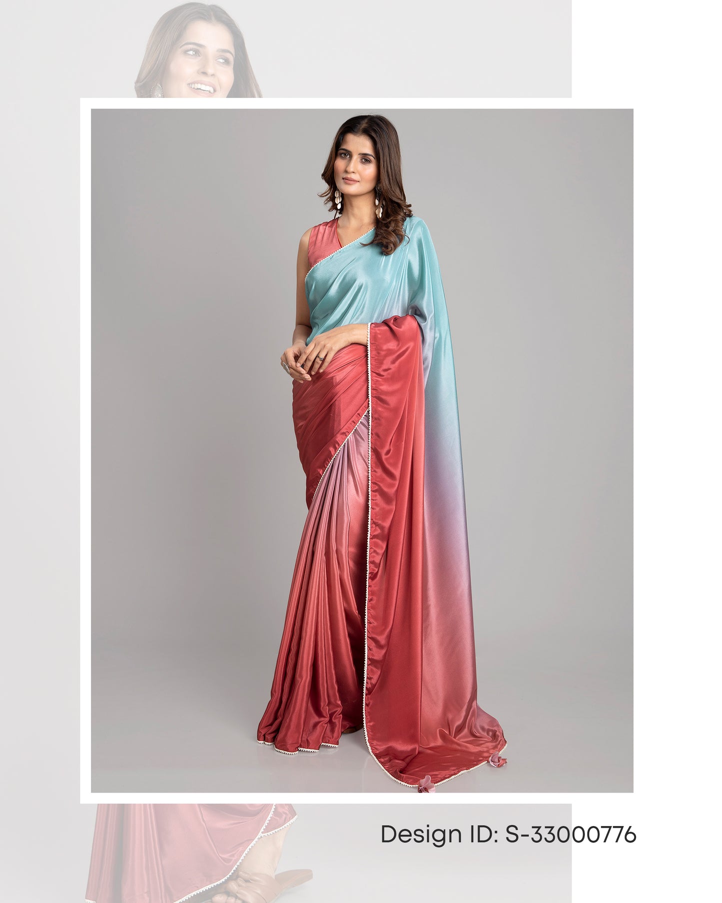 Soft Ombre Saree Catalogue For Wholesale Set of 5 Sarees