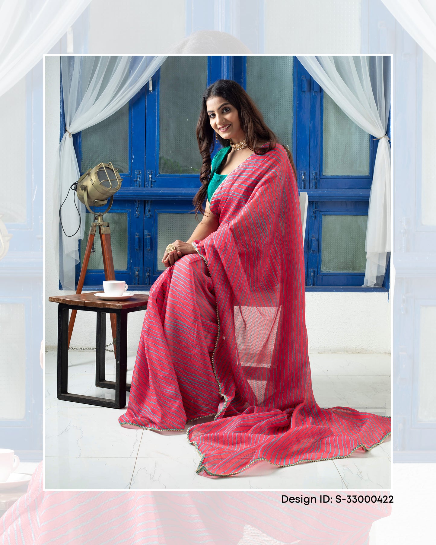 Premium Kota Doria Sarees Catalogue For Wholesale