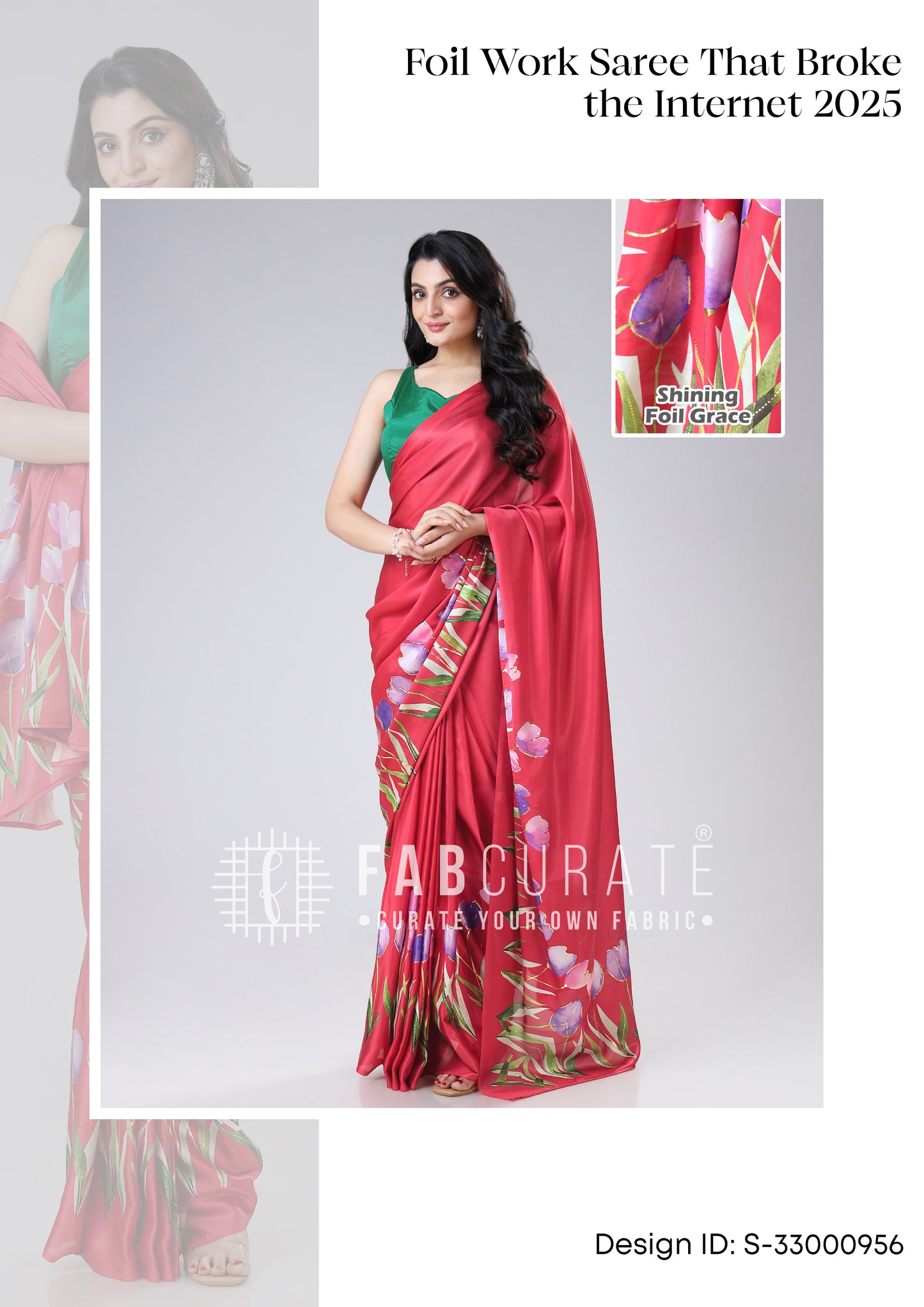 Exclusive Foil Work Sarees Wholesale Catalogue (Set Of 5 Sarees)