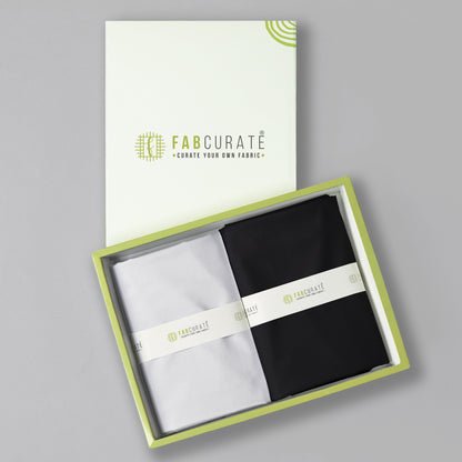 Men's Unstitched Shirt and Pant Fabric Combo in Gifting Case