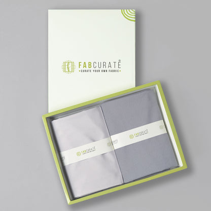 Men's Unstitched Shirt And Pant Fabric Combo In Gift Carrying Case