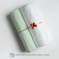 Men's Unstitched Shirt and Pant Fabric Combo in Gifting Case