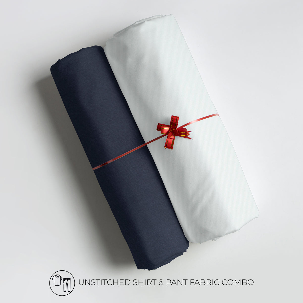 Men's Unstitched Shirt and Pant Fabric Combo in Gifting Case