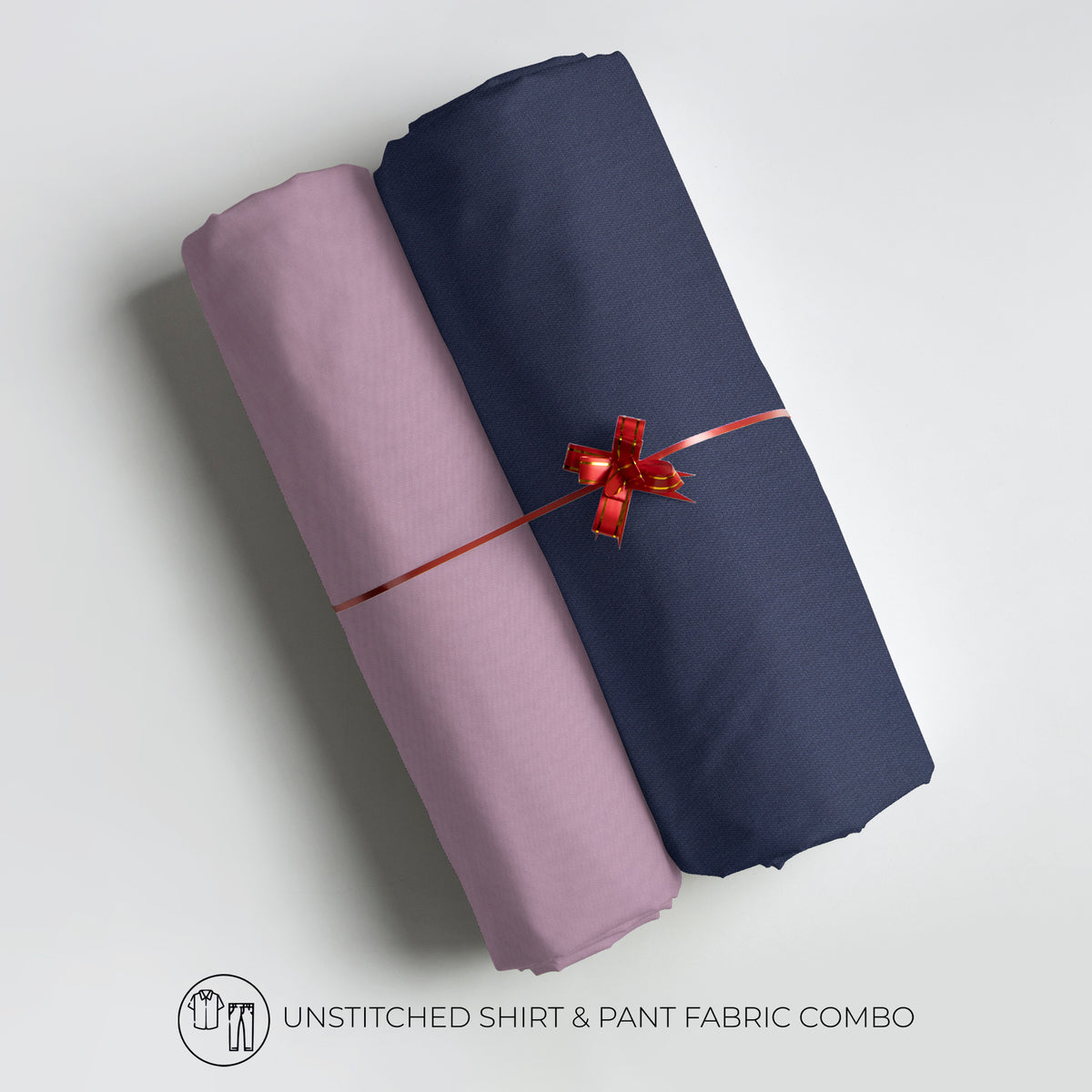 Men's Unstitched Shirt and Pant Fabric Combo in Gifting Case