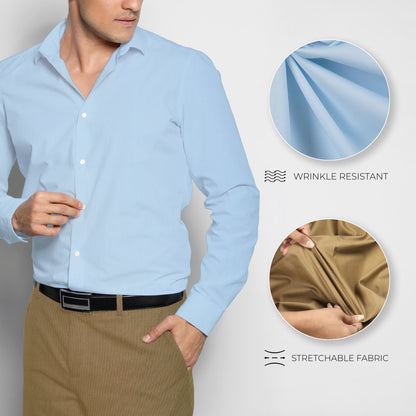 Men's Unstitched Shirt and Pant Fabric Combo in Gifting Case
