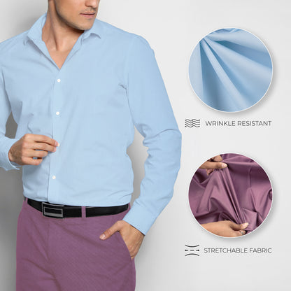 Men's Unstitched Shirt and Pant Fabric Combo in Gifting Case