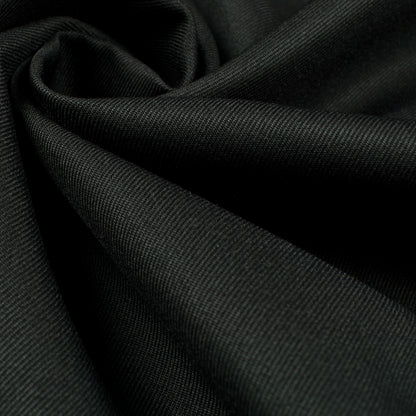 Black Plain Suiting Fabric (Width 58 Inches)